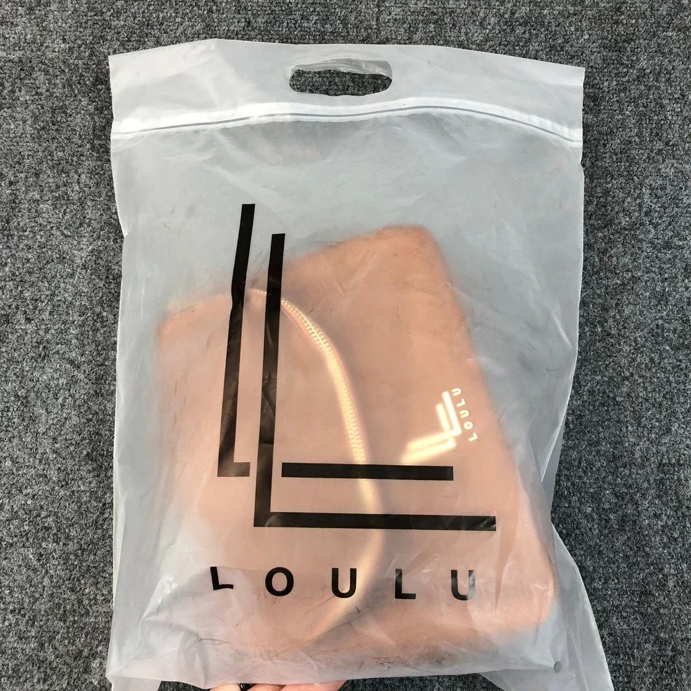 Loulu Tan Pebbled Faux Leather Foldover Crossbody Bag Gold Logo Strap‎